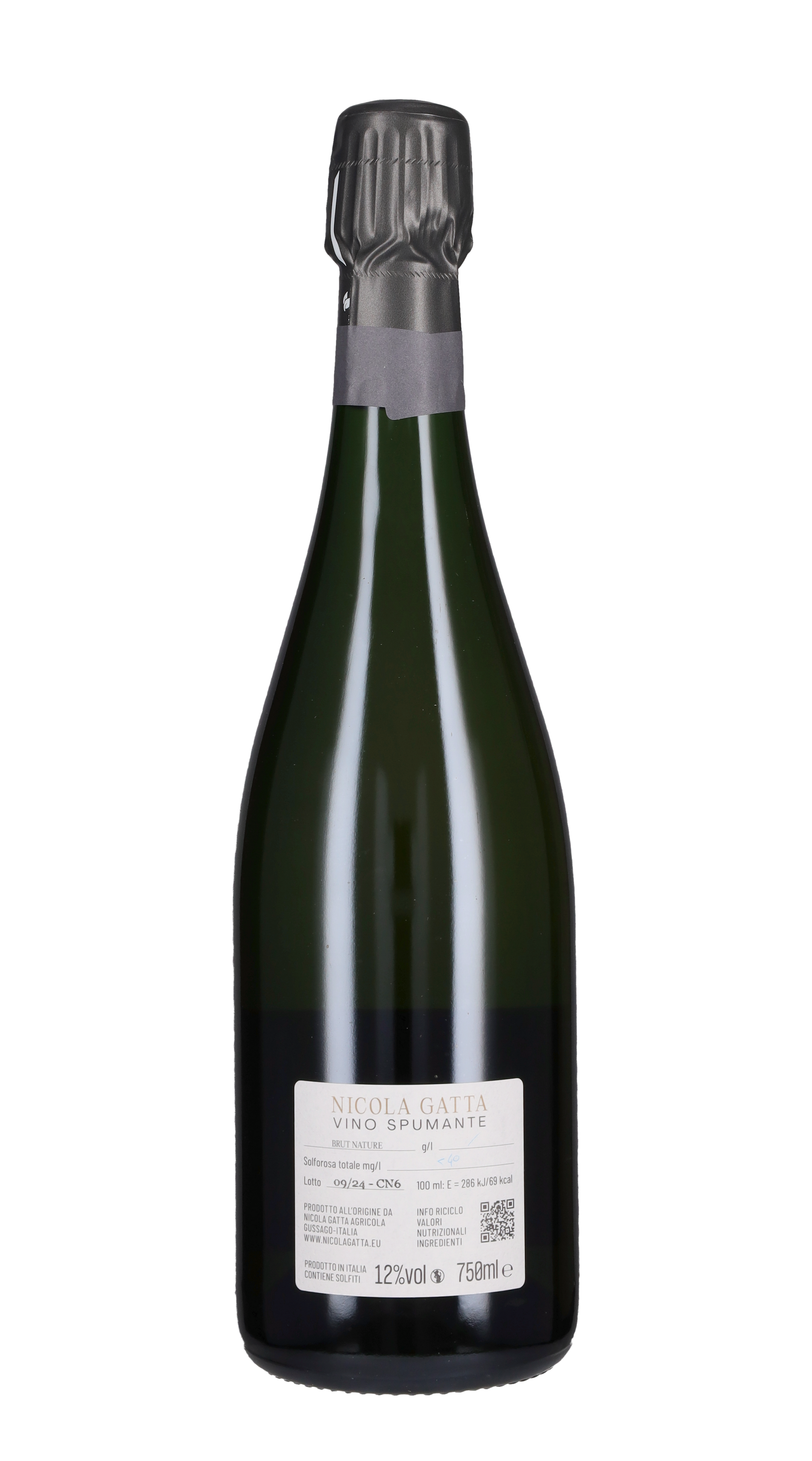 Spumante Metodo Classico Cuvée Brut 'Ombra 30 Lune' Nicola Gatta